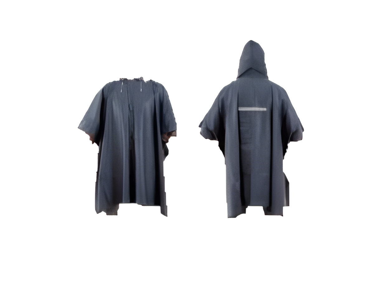 Poncho Impermeable PVC Con Gorro