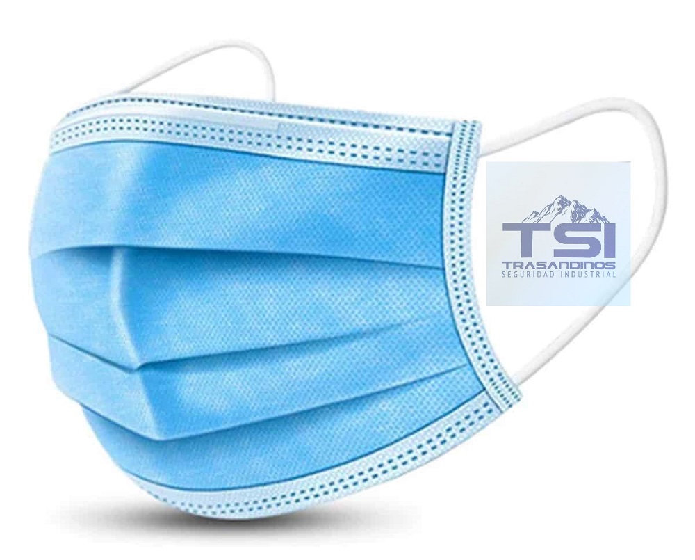 Mascarillas desechable 3 Pliegues